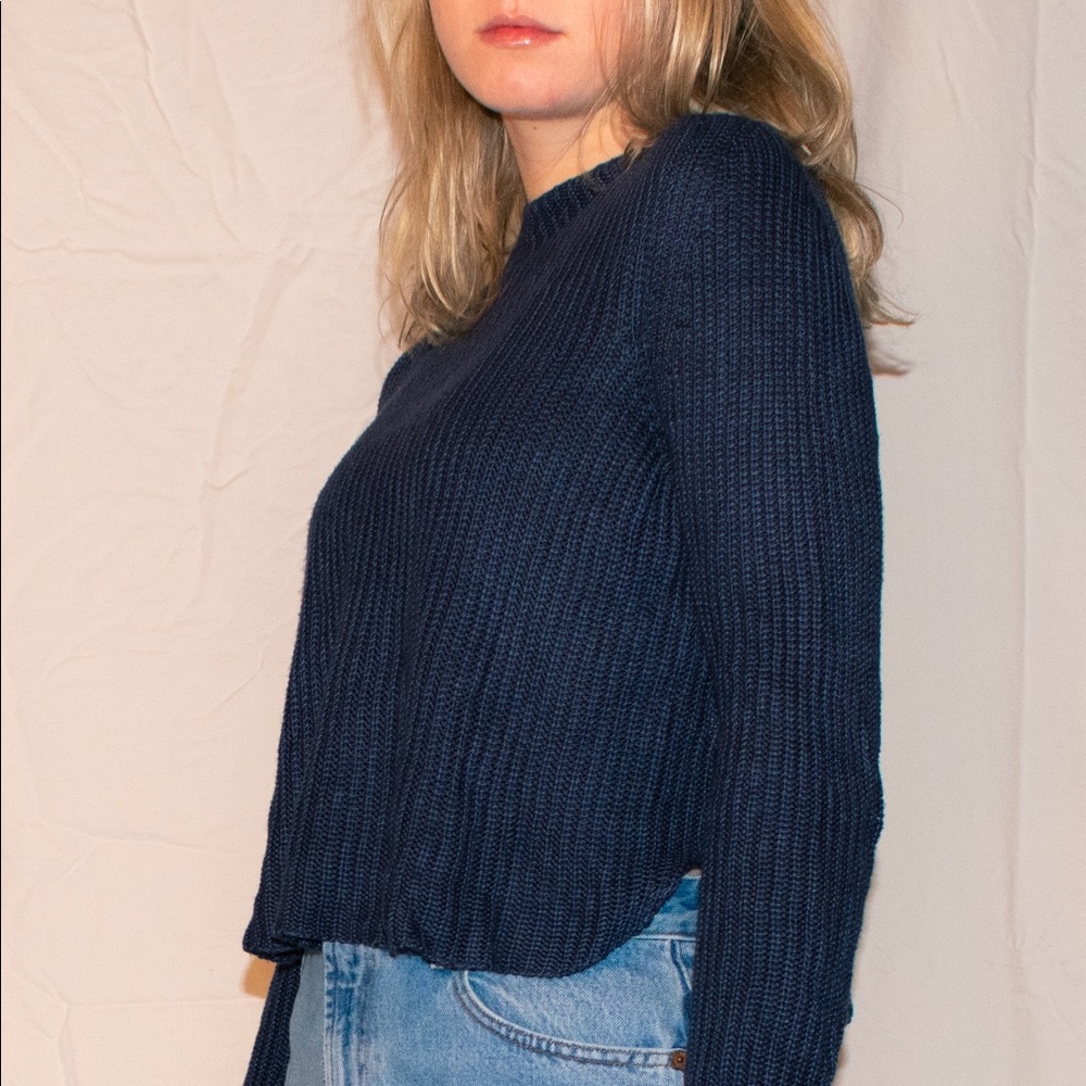 american apparel cropped sweater